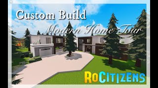 RoCitizens Home Tour  Custom Build Modern Mansion [upl. by Lipfert]