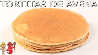 TORTITAS DE AVENA FÁCILES Y SALUDABLES🥞 PARA DESAYUNAR [upl. by Maxie]