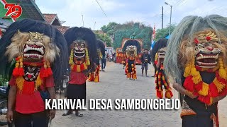 Kirab Budaya Sedekah Bumi Desa Sambongrejo BARONGAN SANGGA BUANA [upl. by Aelgna851]