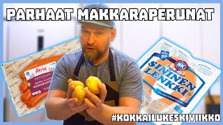 Kokkaillaan PARHAAT MAKKARAPERUNAT  makkaraperunat KokkailuKeskiviikko [upl. by Ranchod]