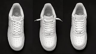 4 Cool Ways How to Lace Nike Air Force 1 Nike Air Force 1 Lacing [upl. by Delaryd]