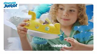 JUNIOR amp Tinti submarino de colores I PLAYMOBIL en Español [upl. by Isyak291]