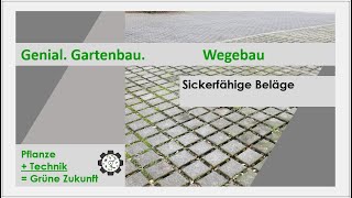 Wegebau  Sickerfähige Beläge  Tutorial 8 [upl. by Banks]