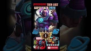 mcoc tier list marvelcontestofchampions cosmic mcoc [upl. by Barbur635]