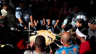 Stoney Creek Singers  Faiths Song  at the 48th Annual HaliwaSaponi Powwow 2013 [upl. by Wehhtam753]