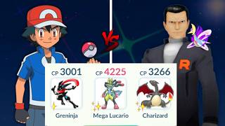 Ash’s Best Team vs Giovanni with Shadow Cresselia in Pokemon GO [upl. by Kreda]