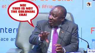 Africa Will no Longer Allow Europe to Steal its Resources South Africa President Cyril Ramaphosa [upl. by Daberath]