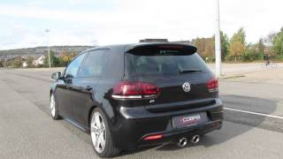 VW Golf R Mk6 Performance Exhaust by Cobra Sport Exhausts [upl. by Yra]