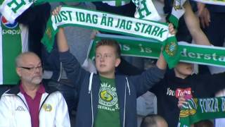 Superettan quotJust i dag är jag starkquot  mäktig inmarsch i fullsatta HammarbyLSK  TV4 Sport [upl. by Batsheva]