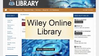 Wiley Online Library [upl. by Evelina]