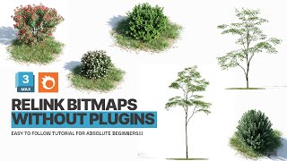 Relink Bitmaps and Texture in 3ds Max  NO PLUGINS NEEDED [upl. by Petromilli57]