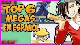 👉TOP 6 HACK ROMS ⚡️MEGA EVOLUCIONES en ESPAÑOL⚡️ POKÉMON PC Y ANDROID GBA [upl. by Alyose]