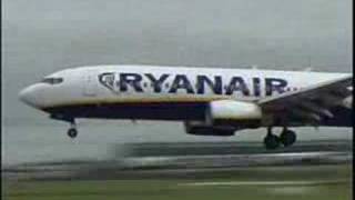 Ryanair 737800 landing at Dublin [upl. by Edrahs732]