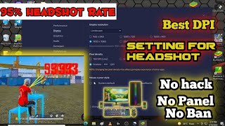 DPI settings free fire for pc  best dpi for emulator  free fire pc sensitivity settings [upl. by Nagy]