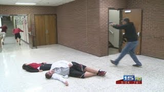 Middle school teachers go through shooter simulation [upl. by Tuttle812]