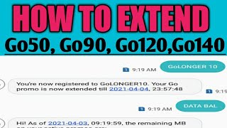 HOW TO EXTEND GLOBE GO PROMOS FOR 1 DAY GLOBETM  Youtube Basic Tips [upl. by Bina431]