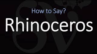 How to Pronounce Rhinoceros CORRECTLY British amp American English Pronunciation [upl. by Akerahs]