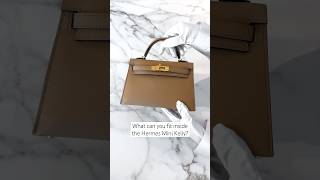 How Much Can You Fit Inside an Hermes Mini Kelly [upl. by Devondra]