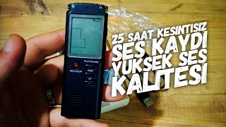 KB40 Ses Kayıt Cihazı Ev ve İş Yeri Dinleme Cihazı seskayıtcihazı voicerecorder gizliseskayıt [upl. by Gaal]