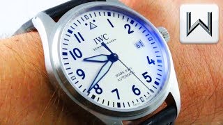 IWC Pilot’s Watch Mark XVIII SILVER DIAL IW327012 Luxury Watch Review [upl. by Enehpets]