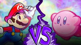 Mario Vs Kirby Sprite Animation [upl. by Anitaf]