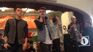 Union J perform Carry You live in Bangor using Vyclone [upl. by Salim]