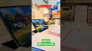 wbcs study routine Wbcs Motivational Video  crack wbcs [upl. by Ahtnama]