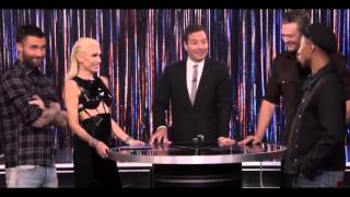 Spin the Microphone wBlake Shelton Gwen Stefani Pharrell Williams amp Adam Levine [upl. by Eesdnyl703]