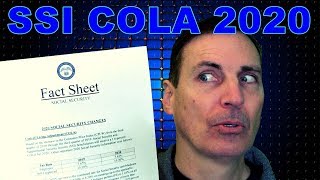 Social Security COLA for 2020  What is the Increase [upl. by Cliff99]