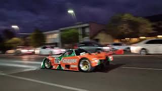 Mazda 767B Driving on City Streets  Adelaide Motorsport Festival 2024 [upl. by Palumbo]