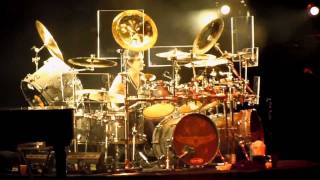 Journey  Deen Castronovo drum solo  Lovin Touchin Squeezin  Key Arena Seattle 102111 [upl. by Ameer388]