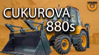 Buldoexcavator NOU Cukurova 880s [upl. by Halfon]