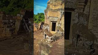 East Mebon Temple in Angkor Area from 10th century for Hinduism travel angkorwat history [upl. by Yeclek]