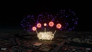 HD FWSim Weekly Pyromusical Show June 27 2024 [upl. by Assilen]