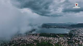 Catch birds eye view of Ajmer amp Pushkar as it transform into lush green paradises during monsoon [upl. by Glick]