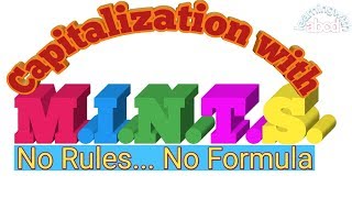 What are rules of capitalisation in english language  MINTS acronym for capitalisation [upl. by Alber]