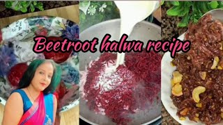 Beetroot halwa recipe 😍chukander ka halva 😋TheDailydoseofJyotsana [upl. by Acnayb439]