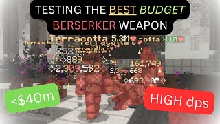 TESTING THE BEST BERSERKER WEAPON  Hypixel Skyblock [upl. by Coffee]