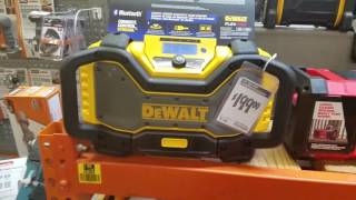 Dewalt DCR025 Jobsite Bluetooth Radio Charger Quick Look and other Radios [upl. by Eninnaej]