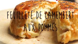 Feuilleté de camembert aux pommes  Recette pour enfant [upl. by Anirehs723]