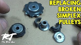 Replacing Simplex Derailleur Pulleys [upl. by Airetahs]