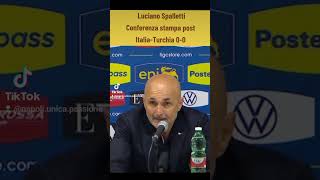 Luciano Spalletti Conferenza stampa post ItaliaTurchia 00 Amichevole [upl. by Ormiston]