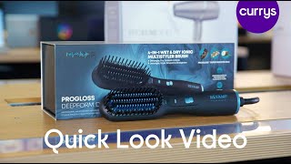 REVAMP Progloss Deepform Straight amp Style Blow Dry Brush  Quick Look [upl. by Khalid427]