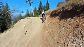 Morzine jump line  MTB DH [upl. by Anoerb446]