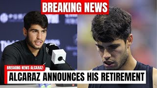 BREAKING CARLOS ALCARAZ REVEALS when HE WILL RETIRE from TENNIS [upl. by Knute]