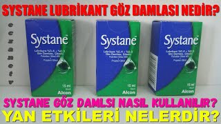 Systane Lubrikant Göz Damlası Nedir Systane Damlanın Yan Etkileri Nedir Systane Nasıl Kullanılır [upl. by Meuse]