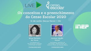 Os conceitos e o preenchimento do Censo Escolar 2020 [upl. by Lahpos379]