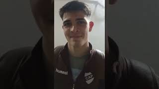 Vicente Taborda  Platense quotEn el primer tiempo nos costó en el segundo nos supimos acomodarquot [upl. by Aneelahs]