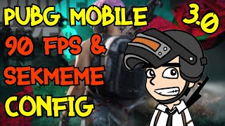 32 SEKMEME VE 90 FPS CONFİG  PUBG MOBİLE CONFİG 32 [upl. by Atinit]