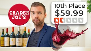 7 vs 70  Sommelier Ranks 400 of Trader Joes Wine [upl. by Oinota]